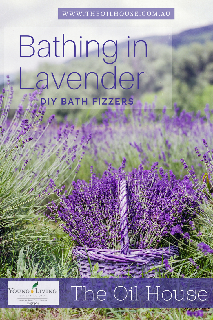 The Oil House | Bathing in Lavender | DIY Bath Fizzers