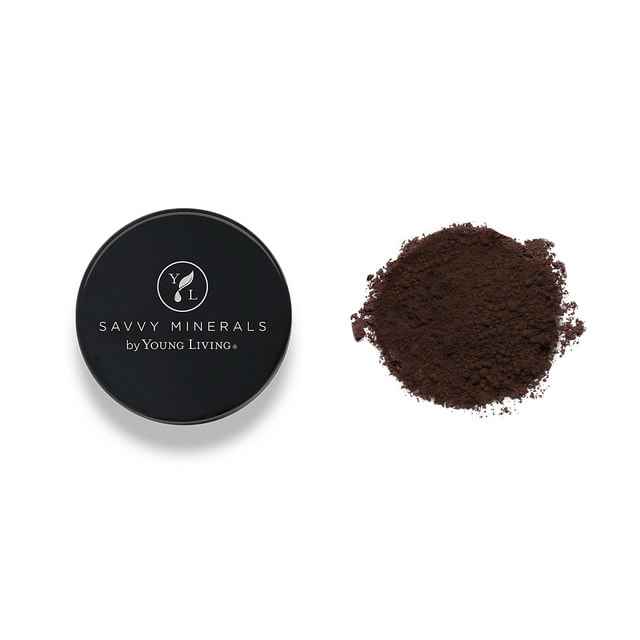 The Oil House | Dark Brown Natural Mineral Makeup Powder | Use for eyeliner, eyeshadow or for darkening and filling brows. All natural mineral powder makeup.