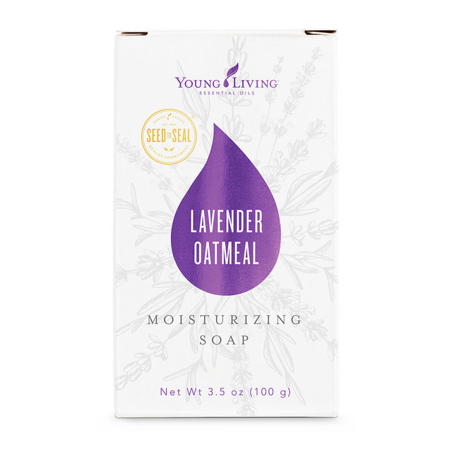 The Oil House | Lavender Oatmeal Soap | Infused with the highest quality essential oils, this oatmeal soap bar gently exfoliates the skin as it cleans.