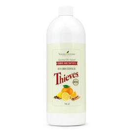 The Oil House | Foaming Hand Wash Bulk Buy | Thieves Natural Foaming Hand Wash is full of essential oils of cinnamon, cloves, rosemary & lemon for clean and cared-for hands.