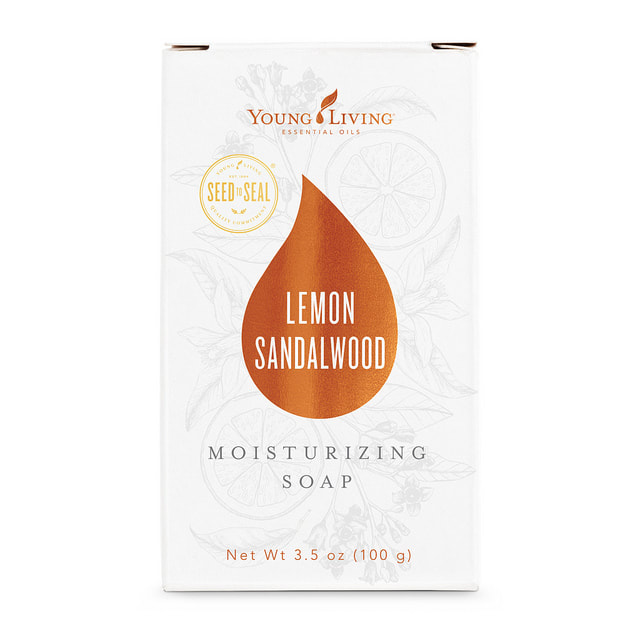 The Oil House | Lemon Sandalwood Cleansing Soap | Thoroughly cleanse the skin and combat dryness with the healing scents of Sandalwood and Lemon.